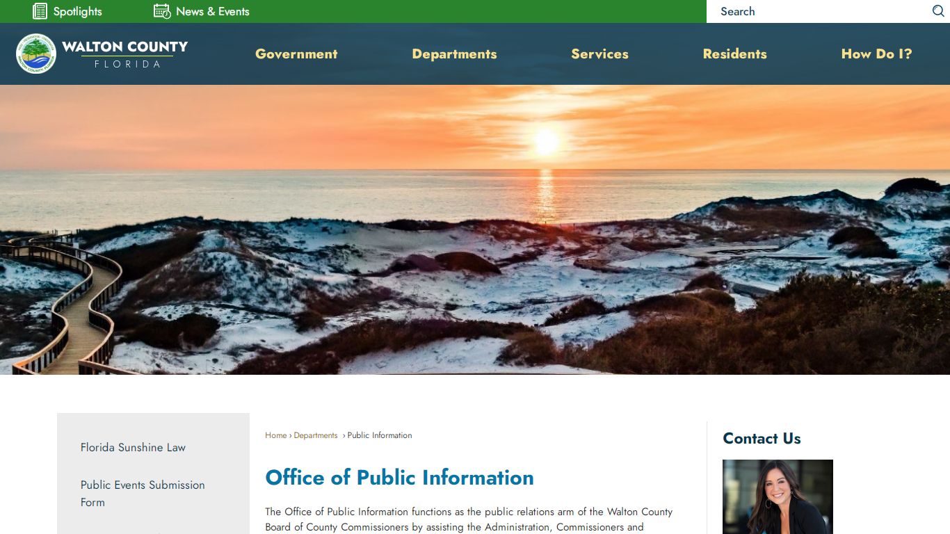 Office of Public Information | Walton County, FL - Home Page